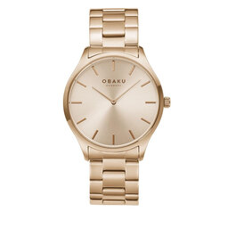 Obaku Sat Obaku V260LXVVSV Rose Gold/Rose Gold