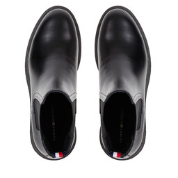 

Челсі Tommy Hilfiger Hilfiger W Abrasivato Lth Chels FM0FM04675 Black BDS, Чорний