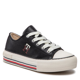 

Кеди Tommy Hilfiger Low Cut Lace-Up Sneaker T3A9-32287-1355 m Black 999, Чорний