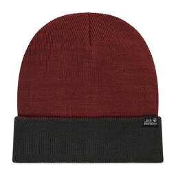 Jack Wolfskin Czapka Jack Wolfskin Rib Hat 1903891-2185 Bordowy