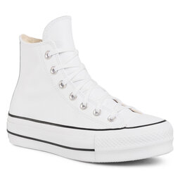 Converse Sneakers aus Stoff Converse Ctas Lift Clean Hi 561676C White/Black/White