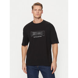 HUGO HUGO Футболка Nufrancos 50532095 Чорний Regular Fit