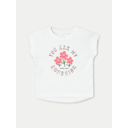 NAME IT NAME IT T-Shirt Vigea 13228175 Λευκό Regular Fit