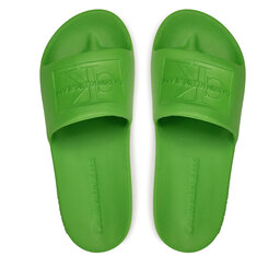 

Шльопанці Calvin Klein Jeans Slide Monogram Debossed Eva YW0YW00102 Classic Green 02L, Зелений