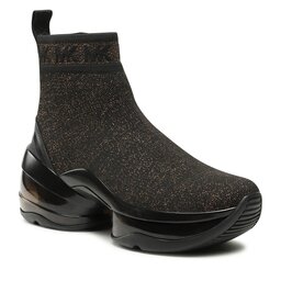 MICHAEL Michael Kors Snīkeri MICHAEL Michael Kors Olympia Bootie Extreme 43F3OLFE5D Black/Bronze