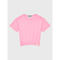 United Colors Of Benetton United Colors Of Benetton Póló 37YKC10AU Rózsaszín Boxy Fit