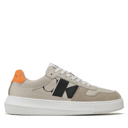 

Снікерcи Calvin Klein Jeans Chunky Cupsole Laceup Mix Lth YM0YM00703 Eggshell/Travertine/Black, Бежевий