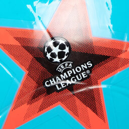 

М'яч adidas Ucl Club Void Ball HI2174 Bright Cyan/Black/Solar Red/White, Голубий