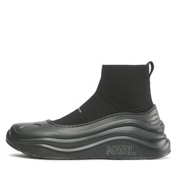

Снікерcи KARL LAGERFELD KL52730 Black Wool Mono, Чорний
