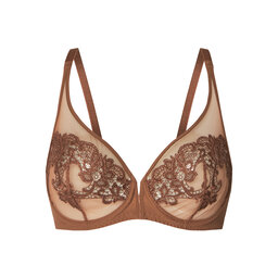 Simone Pérèle Simone Pérèle Sujetador con aros Saga 15C319 Marrón