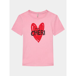 Kids ONLY Kids ONLY Marškinėliai Loovi 15317866 Rožinė Regular Fit