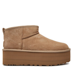 Ugg Μπότες Χιονιού Ugg Classic Ultra Mini Platform 1135092 Μπεζ