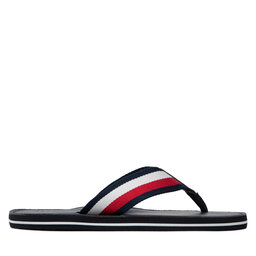 

В'єтнамки Tommy Hilfiger Elevated Leather Beach Sandal FM0FM03980 Desert Sky DW5, Cиній