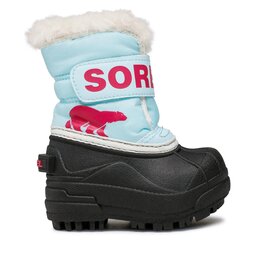 Sorel Śniegowce Sorel Toddler Snow Commander NV1960-428 Błękitny