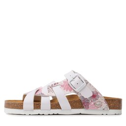 

Шльопанці Dr. Brinkmann 700323-42 Rosa/Flor, Білий