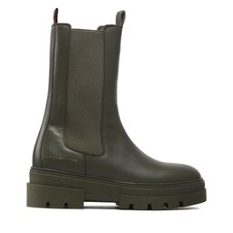 Tommy Hilfiger Botines Chelsea Tommy Hilfiger Monochromatic Chelsea Boot FW0FW06730 Caqui