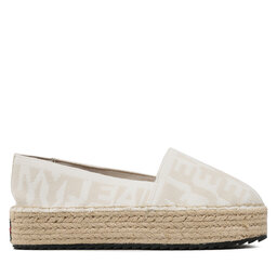 

Еспадрильї Tommy Jeans Logomania Espadrille EN0EN02079 Light Silt ACU, Бежевий