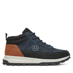 Bugatti Botines planos Bugatti 325-ANP51-5055 Azul marino