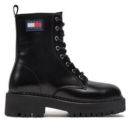 Tommy Jeans Planinarske cipele Tommy Jeans Urban Tommy Jeans Lace Up Boot EN0EN01995 Crna
