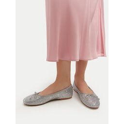Steve Madden Балетки Steve Madden Blossoms-R SM11002854 Срібний