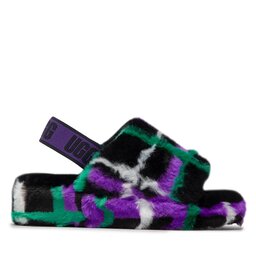 

Тапочки Ugg W Fluff Yeah Slide Plaid Punk 1130879 Mshl, Кольоровий