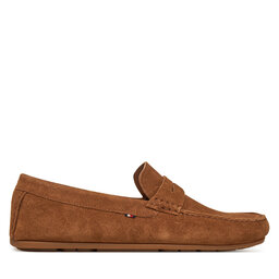 Tommy Hilfiger Μοκασίνια Tommy Hilfiger Casual Hilfiger Suede Driver FM0FM04998 Καφέ