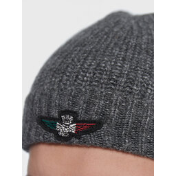 

Шапкa Aeronautica Militare 222CU034L451 Grigio Scuro Melange 17230, Сірий