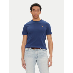 Polo Ralph Lauren Polo Ralph Lauren Marškinėliai 710740727092 Tamsiai mėlyna Custom Slim Fit