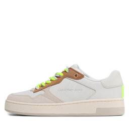 

Снікерcи Calvin Klein Jeans Basket Cupsole Fluo Contrast YW0YW00920 White/Ancient White 0LA, Білий