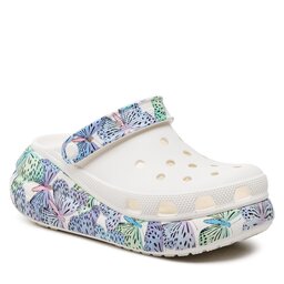Crocs Mules / sandales de bain Crocs Classic Crush Butterfly Clog 208258 White/Multi