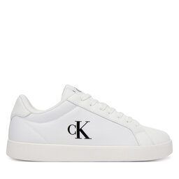 Calvin Klein Sneakers Calvin Klein 3 Cupsole Laceup Pu Mg YW0YW01781 Alb