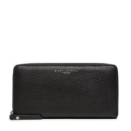 Gianni Chiarini Mały Portfel Damski Gianni Chiarini Wallets Grain PF 5042 GRN Czarny