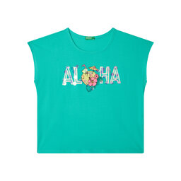 United Colors Of Benetton United Colors Of Benetton Camiseta 3I1XC10P0 Verde Regular Fit