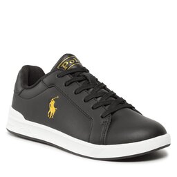 Polo Ralph Lauren Сникърси Polo Ralph Lauren RF104234 Black Smooth W/ Gold Pp