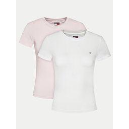 Tommy Jeans Tommy Jeans Set 2 majice DW0DW21366 Šarena Slim Fit