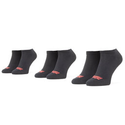 Levi's® Set di 3 paia di calzini corti unisex Levi's® 37157-0175 Nero