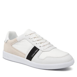 Calvin Klein Сникърси Calvin Klein Low Top Lace Up Mix HM0HM00491 Triple White 01S