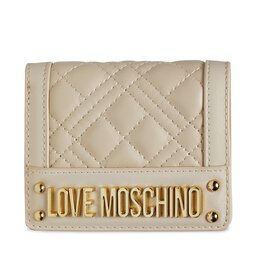 LOVE MOSCHINO Kleine Damen Geldbörse LOVE MOSCHINO JC5601PP1HLA0110 Avorio