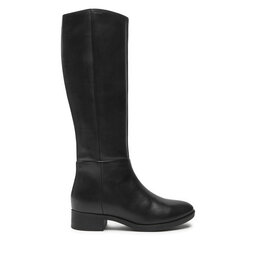Geox Kozačky ve vojenském stylu Geox D Felicity D D84G1D 00043 C9999 Černá