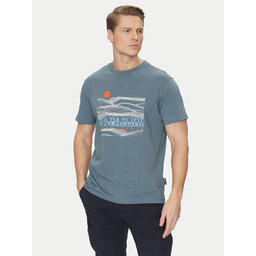 Napapijri Napapijri T-shirt S-Buti NP0A4INM Plava Regular Fit