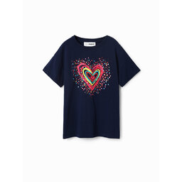 Desigual Desigual Футболка 23SGTK20 Cиній Regular Fit
