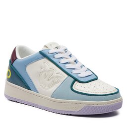 

Снікерcи Pinko Joliet AI 23-24 BLKS 102637 A0VK Bianco/Celeste/Verde GI8, Кольоровий