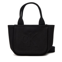 Calvin Klein Jeans Torebka Calvin Klein Jeans Summer Canvas Mini Tote LV04K3160G Czarny