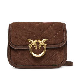 PINKO Ročna torba PINKO Love Box Bag Fl Mini AI 25-26 PLTT 104297 A2JH Rjava