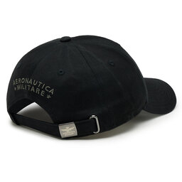 

Бейсболка Aeronautica Militare 231HA1099CT2848 Jet Black 34300, Чорний
