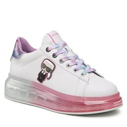 KARL LAGERFELD Superge KARL LAGERFELD KL62631D White Lthr w/Lilac