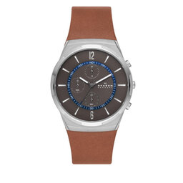 Skagen Zegarek Skagen Melbye SKW6805 Brown/Silver