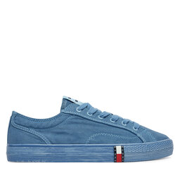 Tommy Jeans Sneakers aus Stoff Tommy Jeans Archive Vulc Y2K Washed Canvas EN0EN02957 Blau