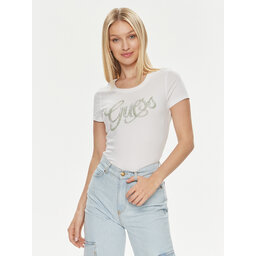 Guess Guess Футболка W4GI30 J1314 Білий Slim Fit