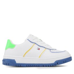 

Снікерcи Tommy Hilfiger Low Cut Lace-Up Sneaker T3X9-32873-1355 S White/Multicolor X256, Білий